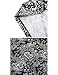 SunnyLady Women Print Long Sleeve Flared Tunic Top