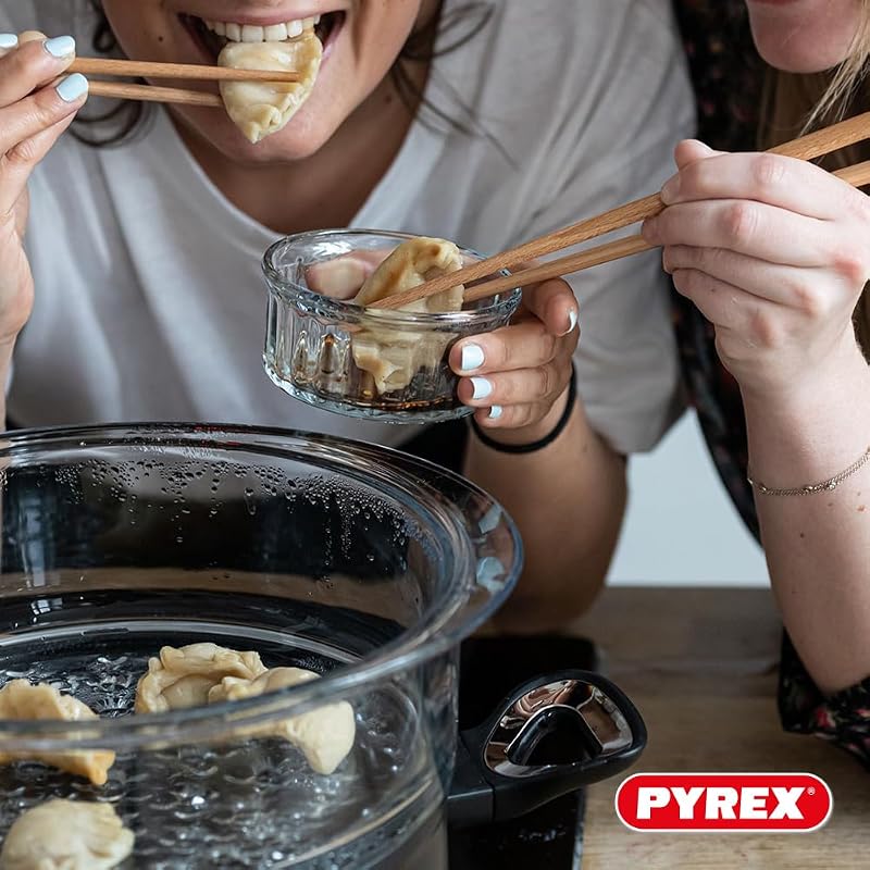 ® - Cesto a Vapore + Coperchio - Cucina a Vapore per Una Cucina Sana e gustosa! Prodotto in Francia