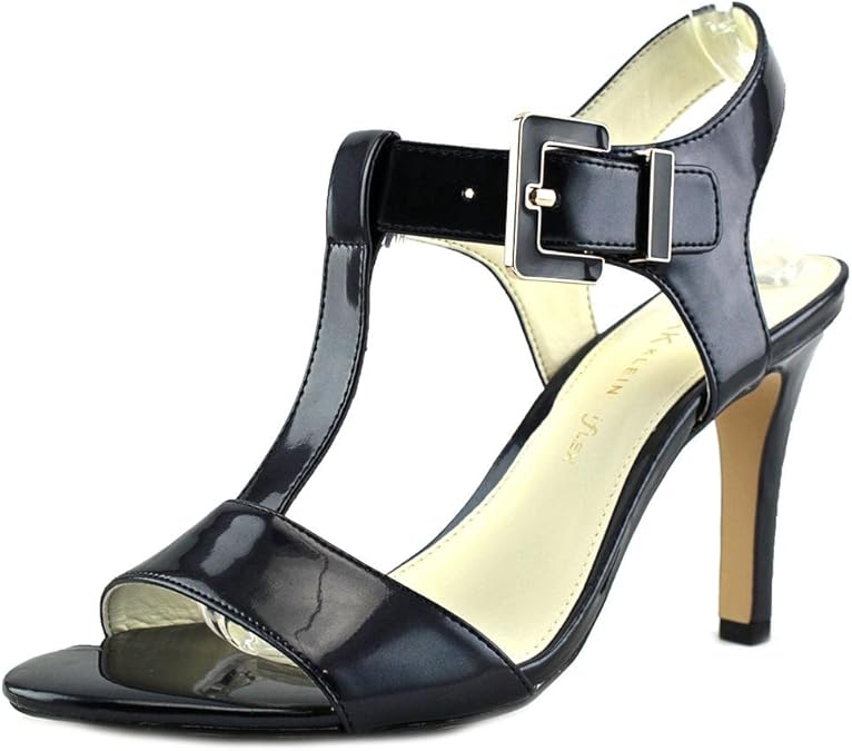 Anne Klein AK Iryna Women Open Toe Patent Leather Sandals