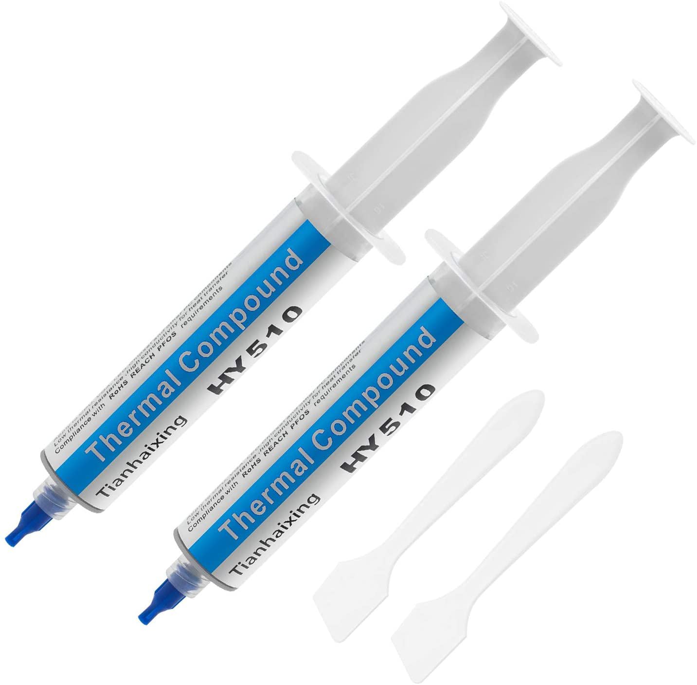 Tianhaixing Thermal Grease (50 grams) HY510> 1.93 W/m.k, Excellent Thermal Compound Paste with Carbon Based High Conductivity, Heatsink Paste for all CPU Coolers/Printer/Heatsink/Other Device