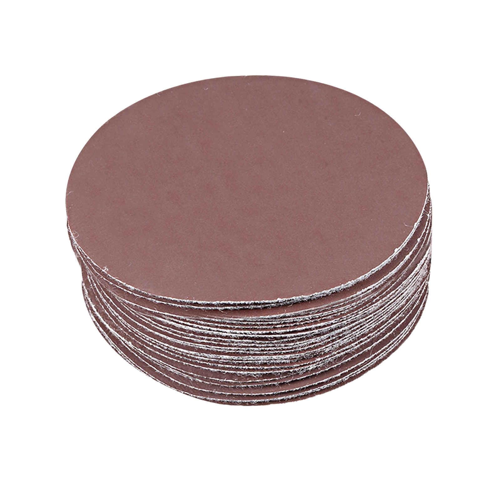 Kozelo 50 Pcs Sanding Discs Hook and Loop Backing - [3 Inch x 150 Grits] Aluminum Oxide Sandpapers for Orbital Sander Round Sanding Papers