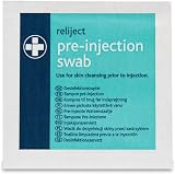 Reliance Medical Pre-Injection Wipes 70% Isopropyl Alcohol Pack of 100 view 1