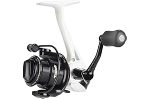 KastKing Royale Legend II Ice Spinning Reel - 5.8 oz - Size 500 is Perfect for Ice Fishing, Up to 11 Lbs Carbon Drag, 5.1:1 Gear Ratio, Sharkskin Water-Wicking TPE Grips, Extra Long Reel Foot Stem for Gloves