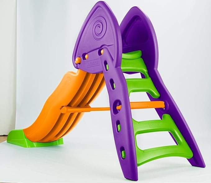 FEBER Outdoor Mega Slide XXL - Tobogán Plegable de Grandes Dimensiones con pasamanos y rampa Envolvente (253 x 80 x 140 cm) (Famosa): Amazon.es: Juguetes y juegos