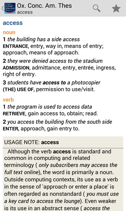 Concise Oxford American Thesaurus - Thumbnail 2