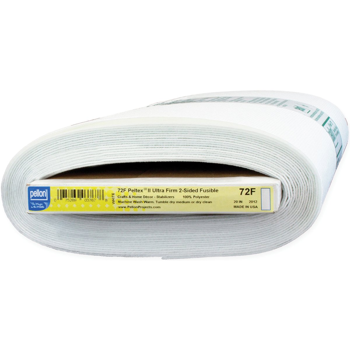 Pellon 20 x 10 yd Peltex-II 2-Sided Fusible Interfacing, White