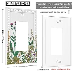 Cuitxrac Floral Retro Vintage Single Rocker Light