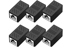 QINGLER RJ45 Cat6 Coupler Ethernet Extender
