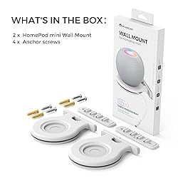 AHASTYLE iHomePod Mini Wall Mount Holder ABS Stand