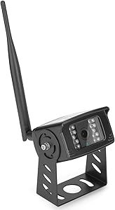 DALLUX Digital Wireless Backup Camera,Heavy Duty Vehicle Rearview Reverse Waterproof Night Vision Camera for Truck Bus Travel Trailer Pickup Van Oversize Truck Fifth Wheel RV Campers Motor Home