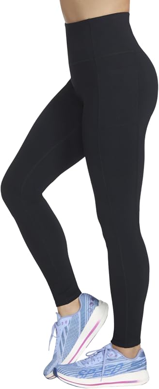 Go Walk Go Flex High Waisted 2-Pocket Yoga Legging, Mujer, Bold Black, S — foto 3 de 3