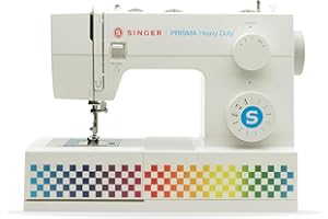 SINGER PRISMA Heavy Duty Sewing Machine With Accessory Kit | Bold Color Design, 50% More Power, 69 Stitch Applications, Full Metal Frame, High Speed, Quick Threading & Free Arm