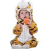 CuteOn Toddler Halloween Costume Onesie Cosplay Romper Christmas Infants Baby Costume Tiger 3Months-4Years