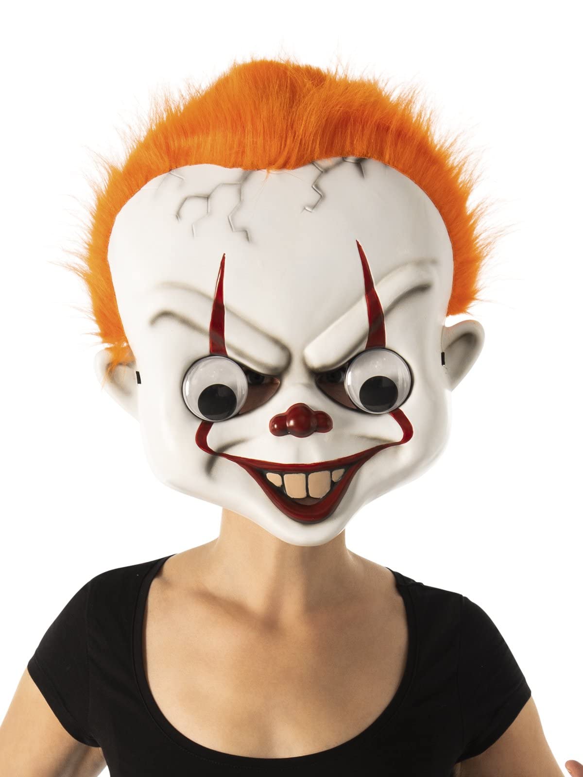 Rubies Official Pennywise Googly Eye Mask, Halloween Horror Accessory