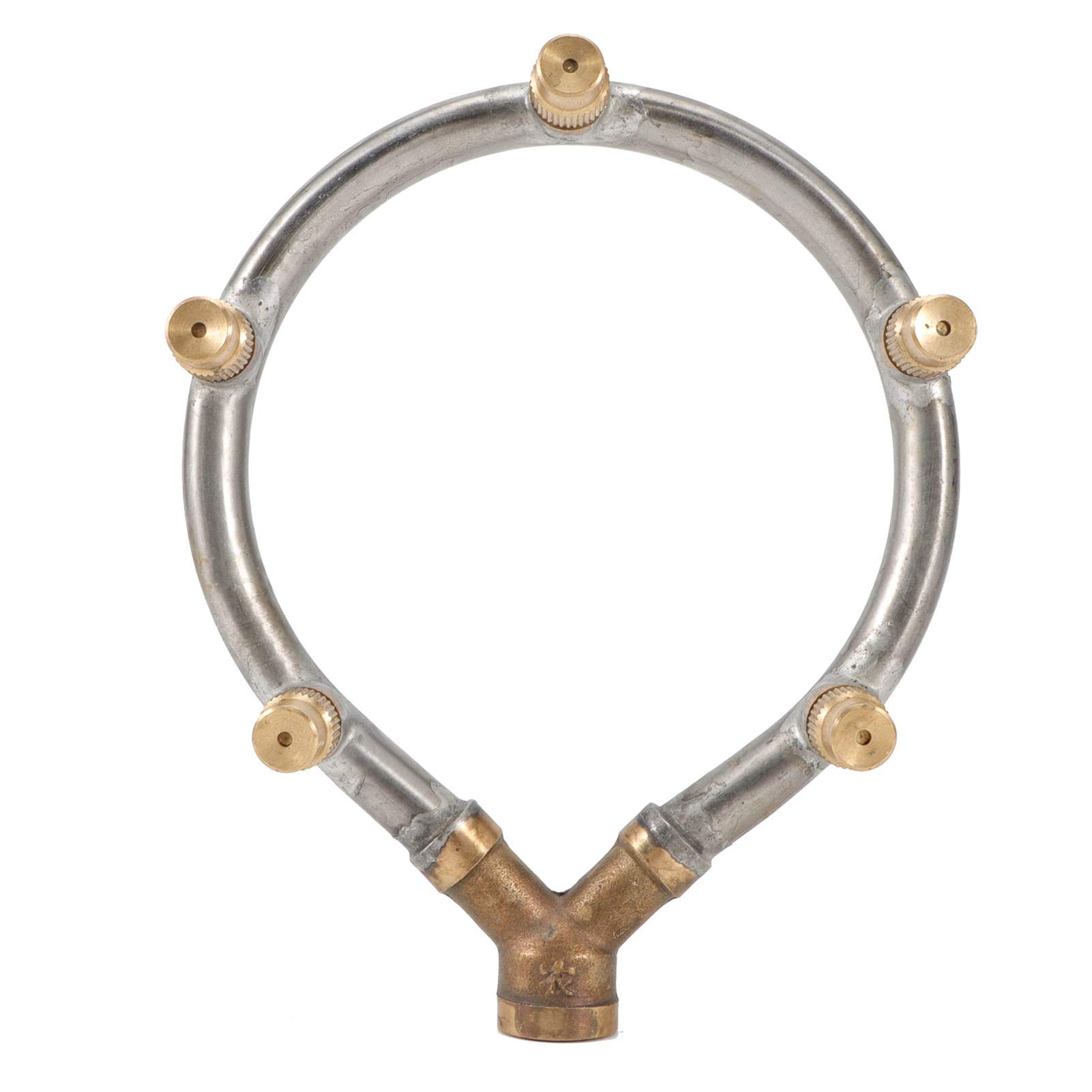 WGFOIP Garden Irrigation Misting Nozzle, 5 Head Nozzle Adjustable Atomizing Irrigation Sprayer for Garden Watering