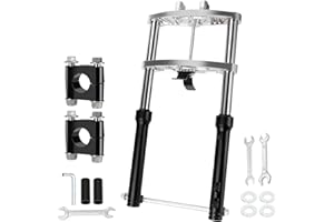 RZEOZU Mini Bike Front Suspension Forks Kit Replacement for Colemen CT200U CT200U-EX BT200X Axis M200 Minibike 196cc Shock Absorber 7/8 22mm Handlebar Risers Powersports Accessories Parts