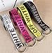 TYUSAN OFF OW Industrial Belt Adjustable Yellow Designer Buckle Waist Belts (White, 110cm)