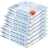 MEIQIHOME Vacuum Storage Bags 8 Pack Space Saver Compression 3 Sizes view 2