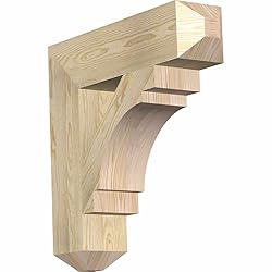 Ekena Millwork BKT06X26X26MRC04RDF Merced Craftsman