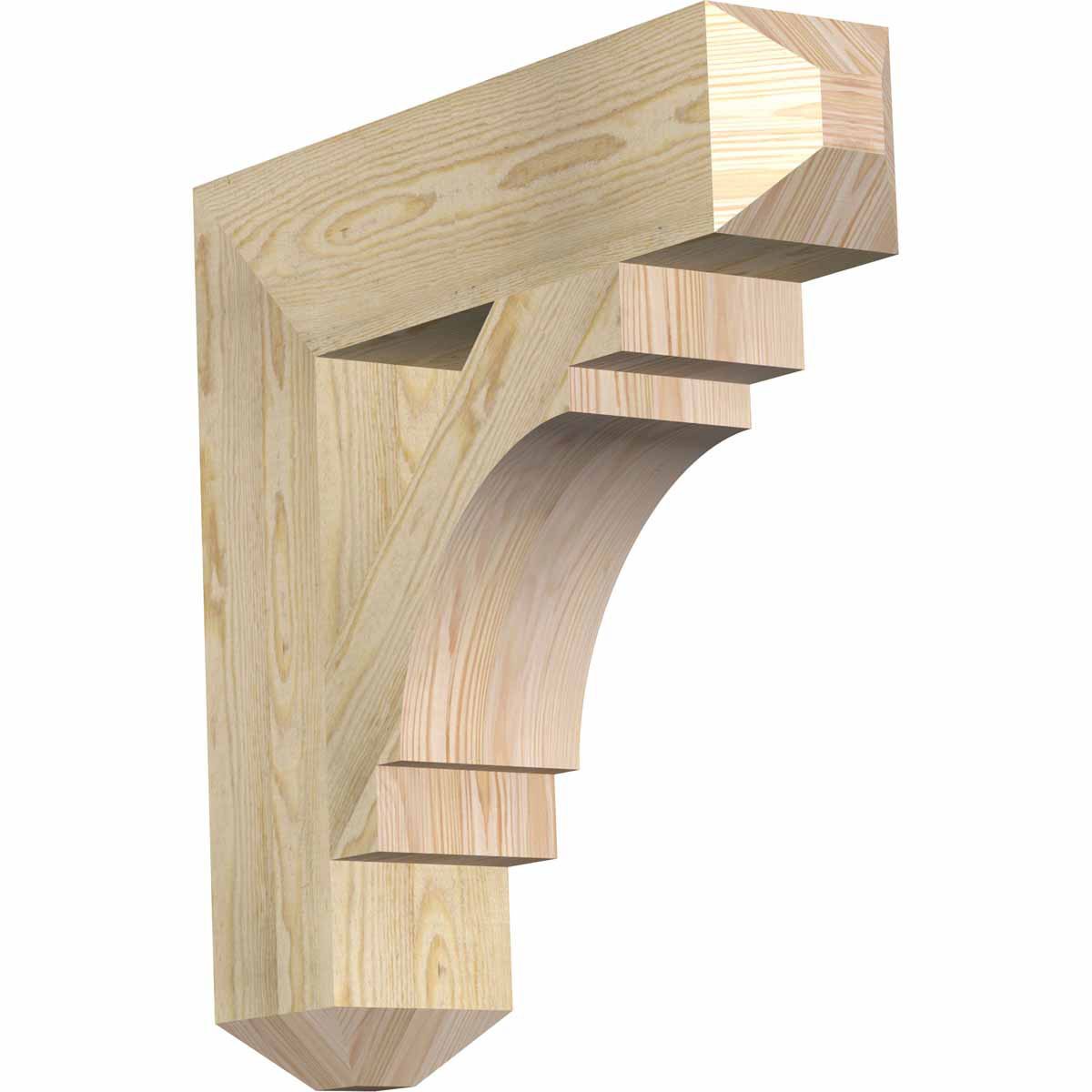 Ekena Millwork BKT06X26X26MRC04RDF Merced Craftsman