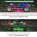 LEDGlow 4pc Million Color LED Golf Cart Underglow Accent Neon Lighting Kit for EZGO Yamaha Club Car – Fits Electric & Gas Golf Carts – Water Resistant – Includes Control Box & Wireless Remotesthumb 4