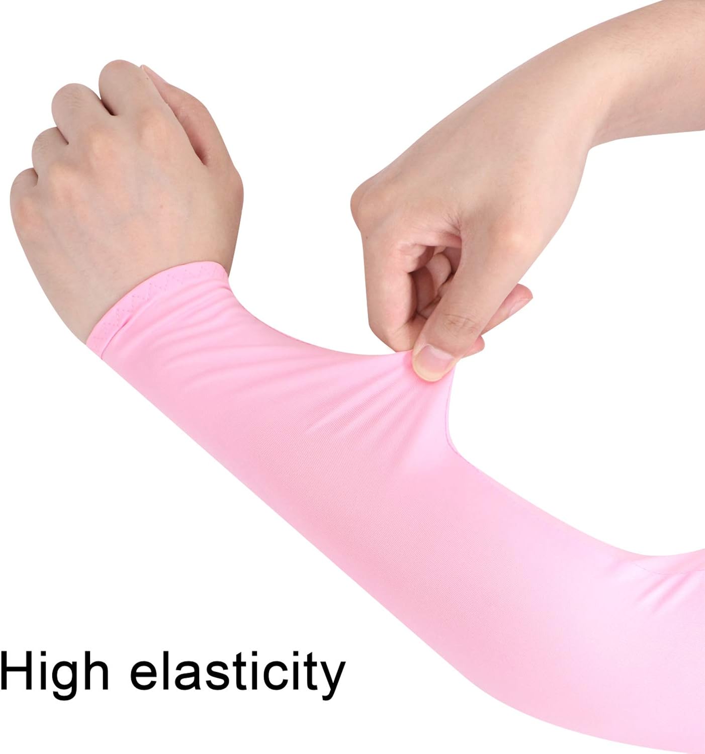 UV Sun Protection Cooling Sleeves Arm Sleeves for Men or Women Cycling Volleyball Baseball Basketball Golf Running Football 5 Pairs: Clothing