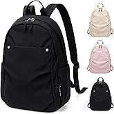 GOLF QUALITY Mini Backpack for Women Fashion Small Backpack Purse Lightweight Daypack for Work Trave Daily,Black