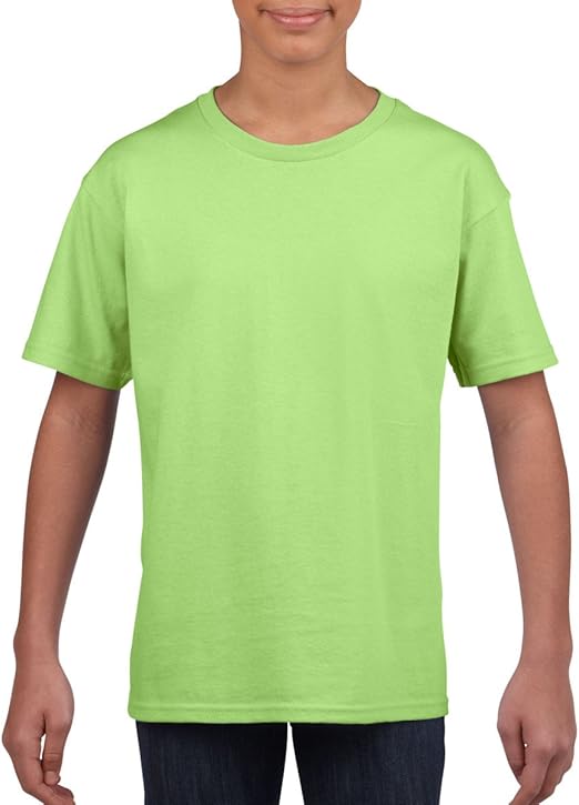Gildan Kids Softstyle TShirt Colour=Mint Green Size=XL Amazon.co.uk