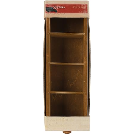 7 Gypsies 2 X 3 5 X 11 25 Inch Mini Library Drawer With 4 Divided