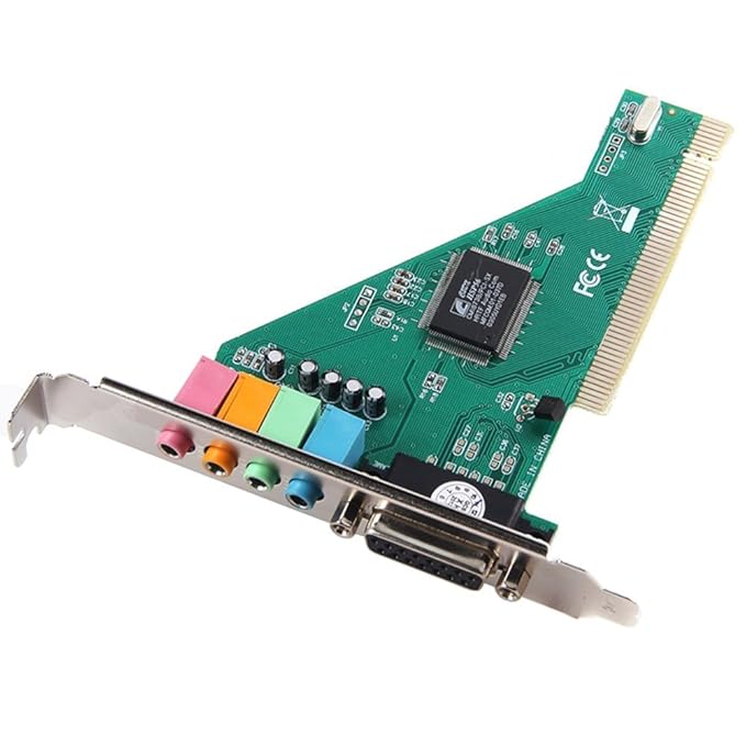 4 Channel 5.1 Surround 3D PC PCI Sound Audio Card w Amazon.co.uk