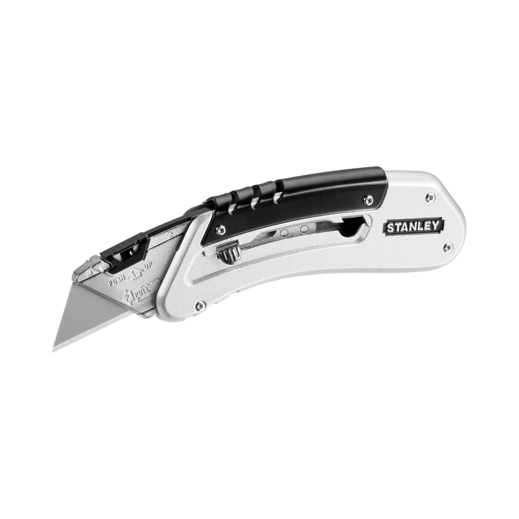 STANLEY Sliding Pocket Knife, Reliable & Durable, For Quick and Easy Cutting & Trimming, ‎0-10-810