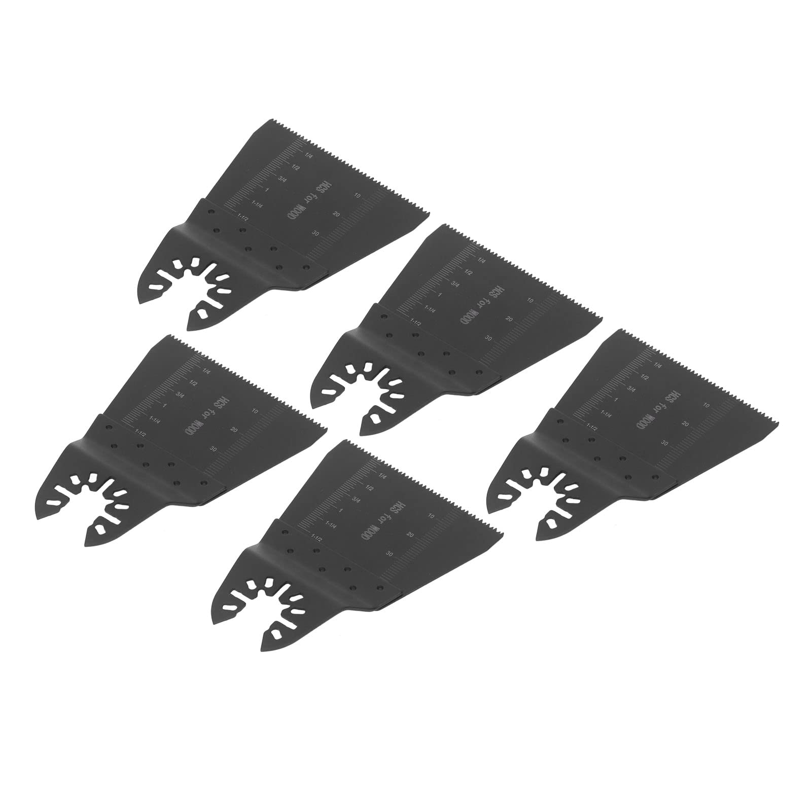 Multitool Saw Blade, Oscillating Multitool Blade 5 Pcs Wide Compatibility Precise Teeth for Wood Laminate