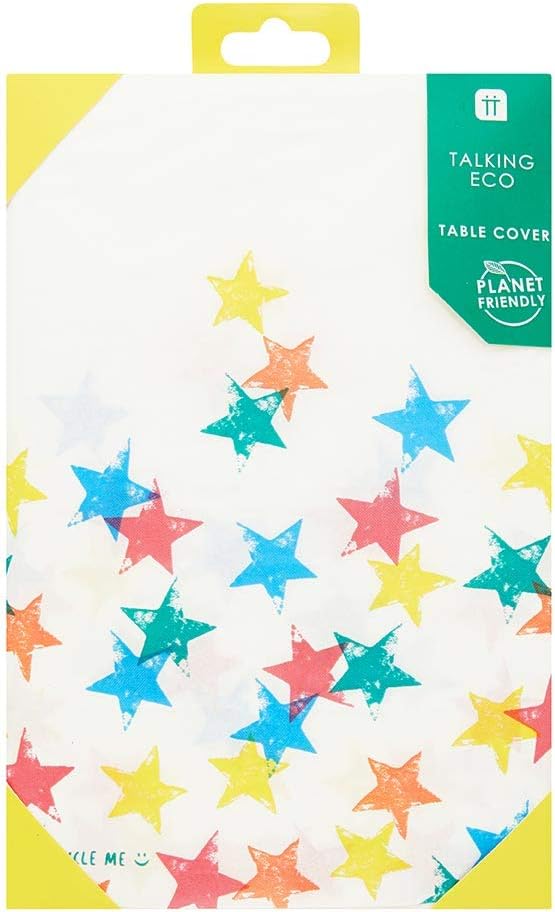 Talking Tables Colourful Star Paper Table Cover, Startcover, 180 x 120 cm - Image 3
