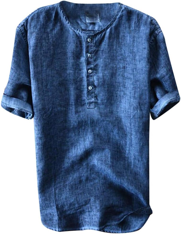 denim henley shirt
