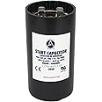 Appli Parts Motor Start Capacitor 460-553 Mfd (microfarads) uF 110-125 VAC Universal fit for Electric Motor Applications 1-3/4 in Wide 3-3/8 in Height CON-460-110