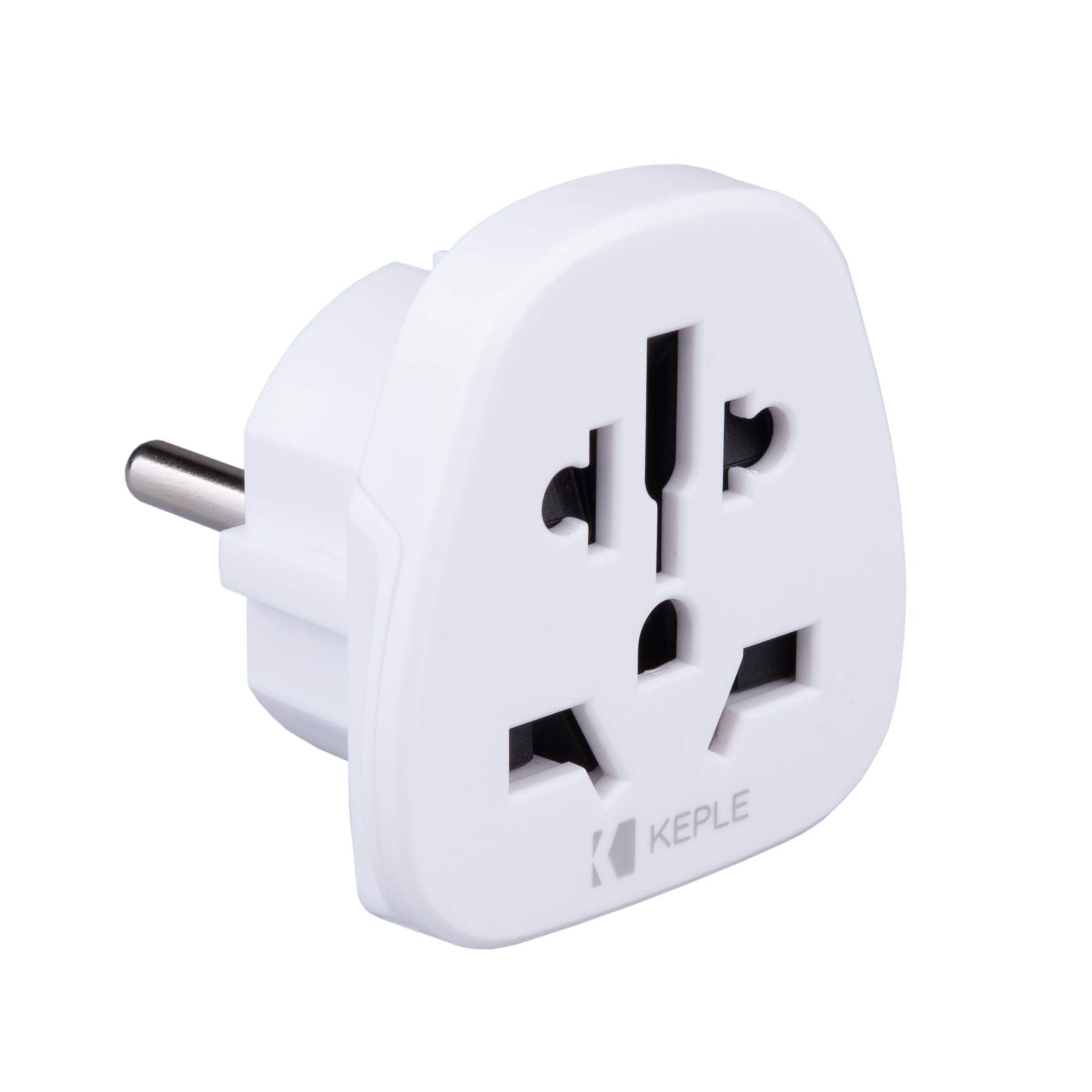 Travel Adapter, EU Plug Universal Adaptor, World to European Type F/C International Converter, 2-Pin Multi Socket for Spain, France, Italy, Germany, Portugal, Denmark, Greece to UK, USA, US, AUS