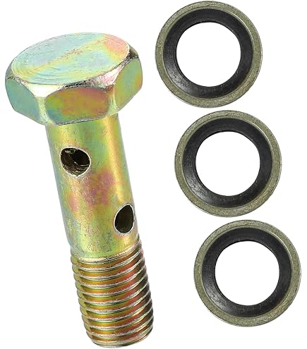 Amazon.com: VekAuto Double Banjo Bolt Kit, M8x1.25 Length 32mm