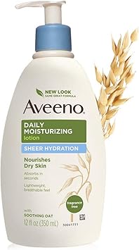 aveeno lotion sheer hydration