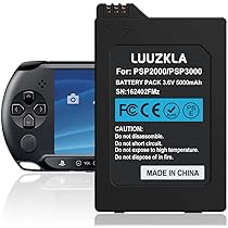 Kastar 2-Pack Battery Replacement For Sony PSP-S110, PSPS110 Battery