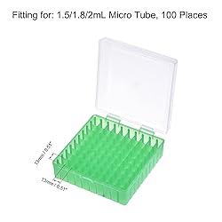 uxcell Centrifuge Tube Freezer Storage Box 100