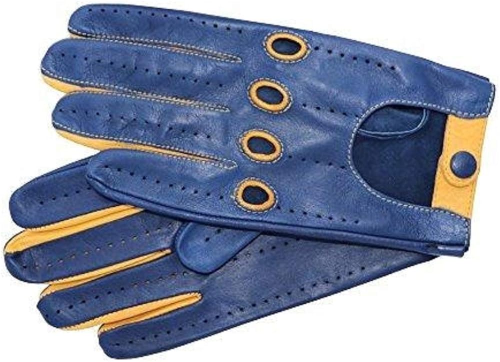 Corsa Miglia Italian Leather Men's Driving Gloves, Great Fathers Day Gift at Amazon Men’s
