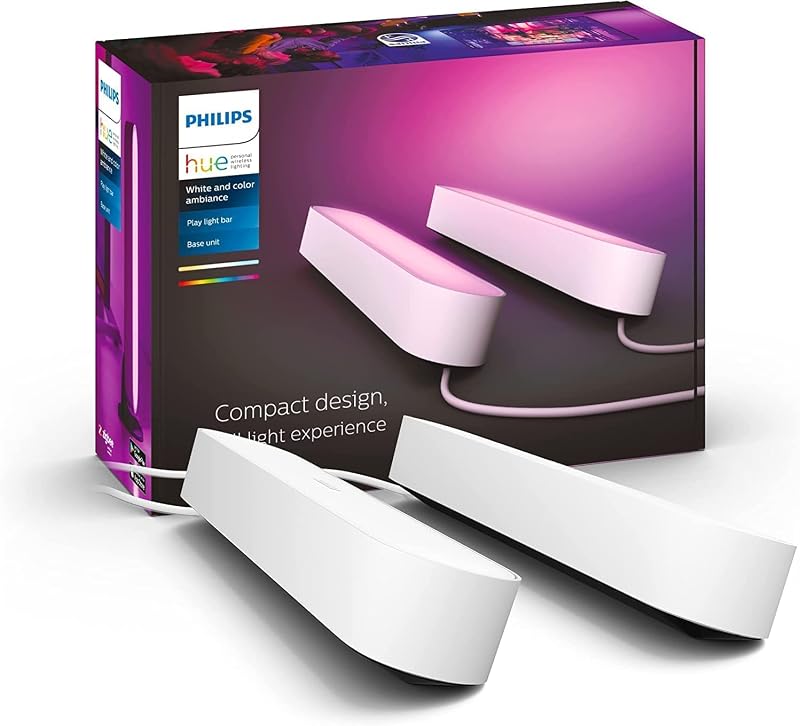 Philips Hue Play White and Colour Ambiance Light Bar Double Pack Base Unit