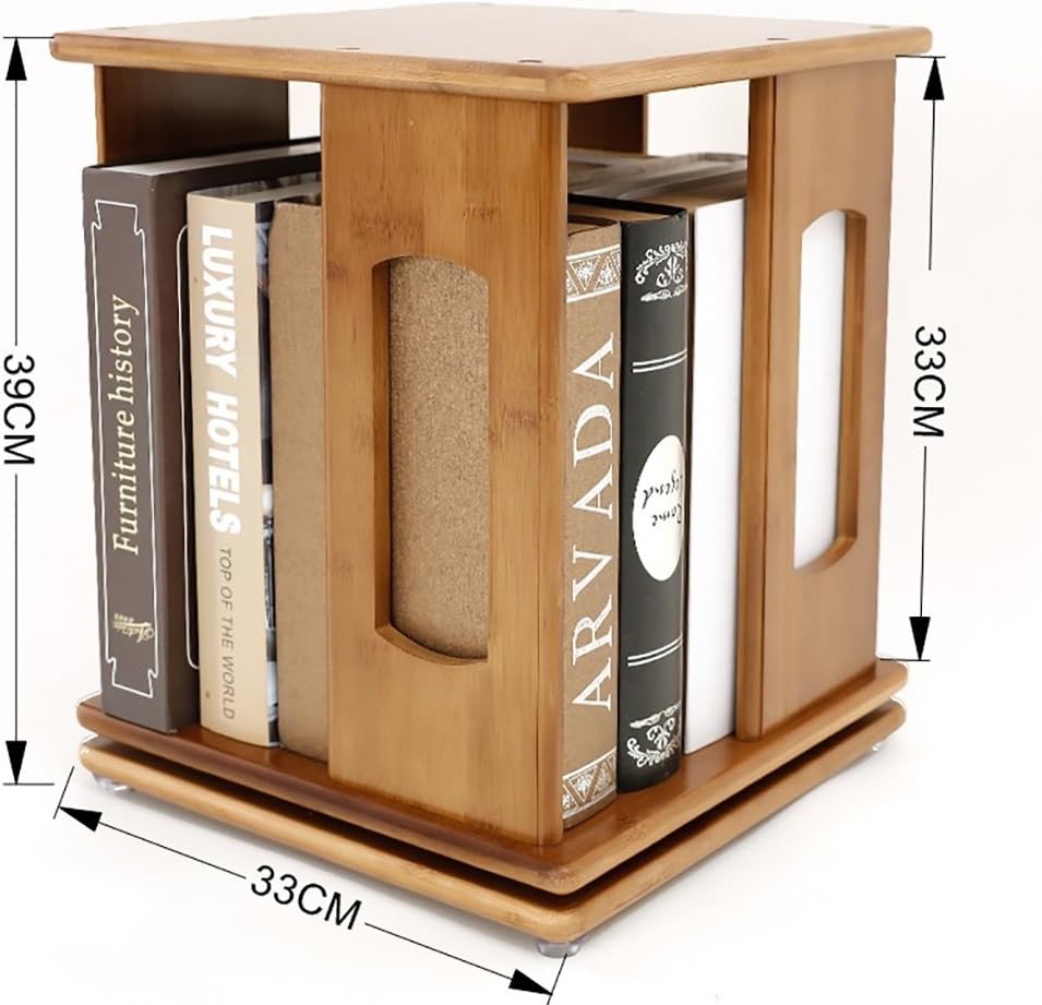 Desktop Shelves, Storage Racks, Finishing Rack, 360 ° Rotating Bookcase Desk Storage Shelves ( Color : A )