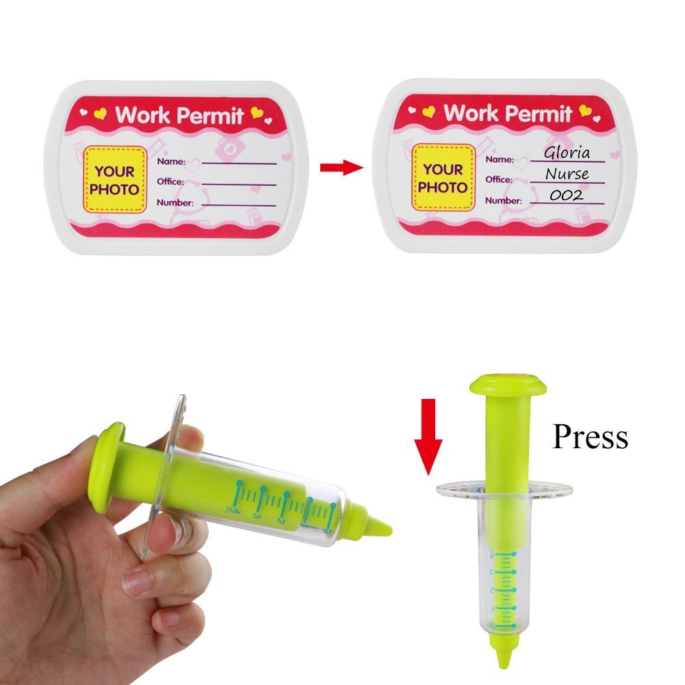 jerryvon Doctor Kit Girls Toys Medical Case Pretend Role Game Doctor Nurse Playset Gift for Kids Girls Over 3 Years Old, Pink