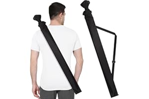 NUMJAW Sword Bag Back Lightsaber Holster Ninja scabbard Katana Back Holster with Strap Sword Back Holster Carrying Case Katana Sword Holder Back for Samurai Cosplay Costume Halloween Dress Up Party