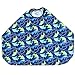 Salon Waterproof Hair Cut Hairdressing Barbers Cape Gown Sea Fish Patterned Barber Styling Cloak for, Blue, Medium
