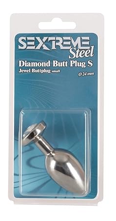 Sextreme Jewel Butt Plug Small - kleiner Analplug mit Schmuckstein, Analstöpsel für Anfänger und Fortgeschrittene, Sextoy in 
