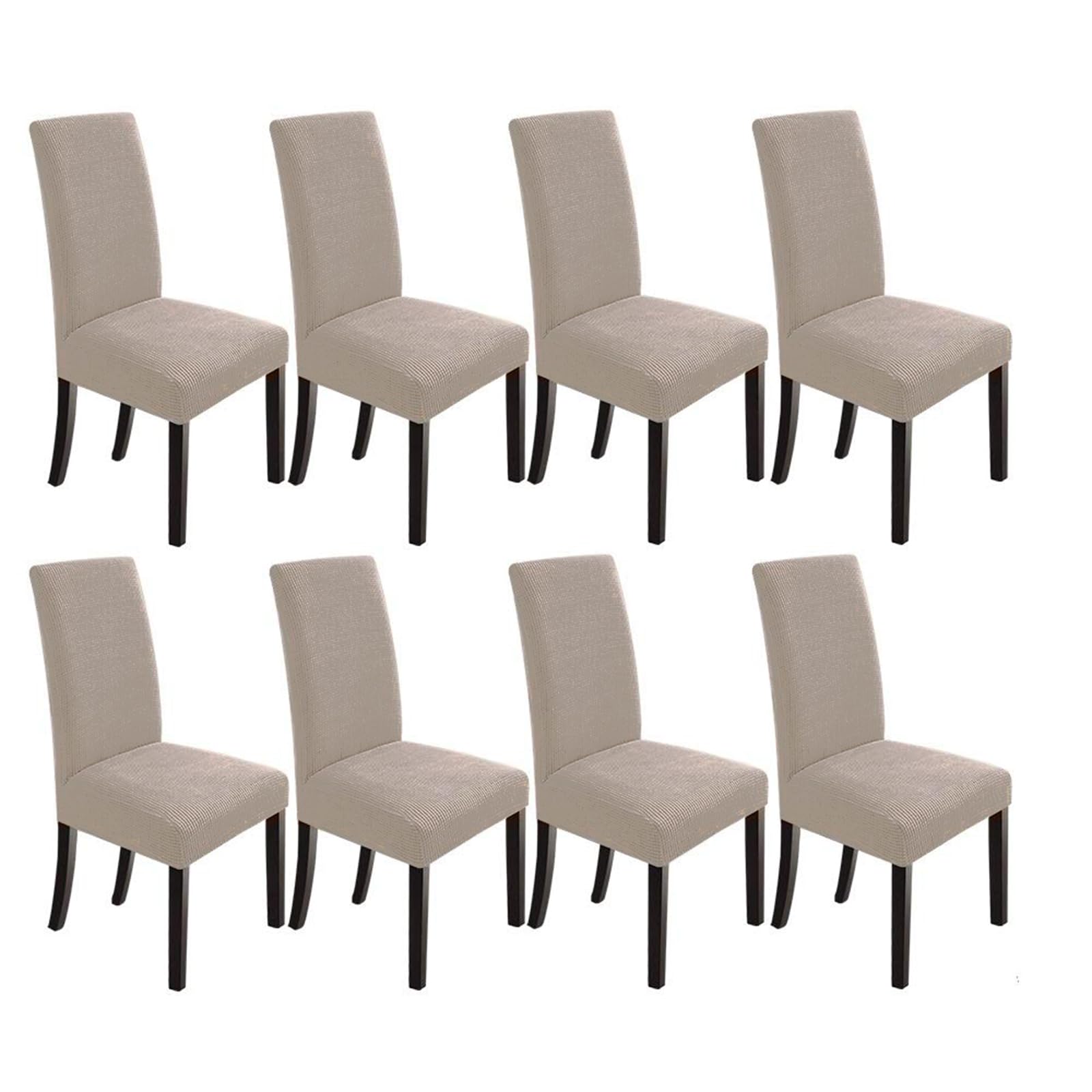 Photo 1 of NORTHERN BROTHERS Dining Chair Cover Parsons Chair Covers, 8 Pack Dining Chair Slipcover Protector Cover for Hotel, Dining Room, Banquet (Taupe)