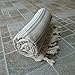 Dandelion - Ivory Basic Pattern - Naturally-Dyed Cotton Turkish Towel Peshtemal - 71x39 Inches - Gray