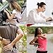 Upper Back Support Posture Corrector – Fits 24”-48” Chest for Women & Men – Elastic, Sweat Wicking Back Brace Corrects Posture at Work – Clavicle Brace Fixes Bad Shoulder Alignment – Velcro Adjustable